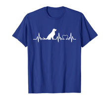 Load image into Gallery viewer, Golden Retriever Heartbeat Love My Golden Retriever T-Shirt
