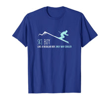 Load image into Gallery viewer, Ski Boy Shirt, Funny Cute Winter Skiing Gift
