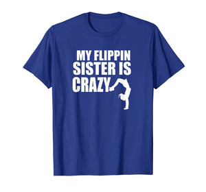 Brother Sister Gymnastics Tumbling Cute Gymnast Flip T-Shirt