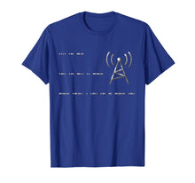 Load image into Gallery viewer, Morse Code T shirt Ham Radio Operator
