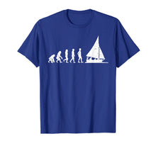 Load image into Gallery viewer, Evolution of the Sailor Funny Sailing Evolution T-shirt

