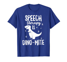 Load image into Gallery viewer, This SLP Is Dino-Mite Funny Speech Therapy T-Shirt Teacher
