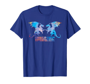 Fractal Fantasy Dragons Imagine Big Fan Dragon Lover gift