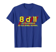 Load image into Gallery viewer, 8 d' 11 Barcelona Champion T Shirt for Soccer Fans
