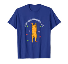 Load image into Gallery viewer, Rock Climbing Cat Tshirt Cute Birthday Gift Lover Shirt
