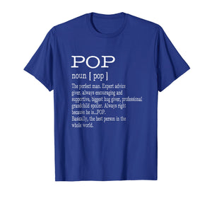 Pop Definition Grandpa Father's Day Gifts - Men T-Shirt