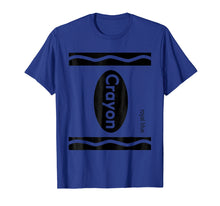 Load image into Gallery viewer, Blue Crayon Shirt Halloween Group Costume T-Shirt
