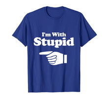 Load image into Gallery viewer, I'm With Stupid Shirt Pair, Couple, Brother Sister Funny Tee
