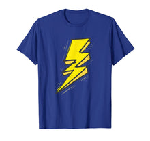 Load image into Gallery viewer, Jagged Yellow Lightning Strike Bolt T-Shirt
