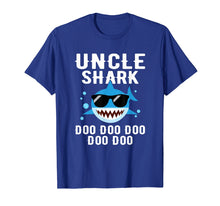 Load image into Gallery viewer, Uncle Shark Doo Doo Doo Funny Gifts Cute Family Shirt
