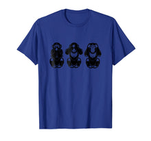 Load image into Gallery viewer, Three Wise Monkeys T Shirt Best Christmas Gift Idea Tshirt
