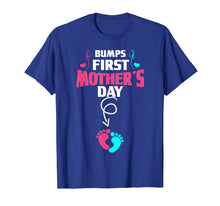 Load image into Gallery viewer, Bumps First Mother's day Shirt Pregnant Mom Expecting Baby
