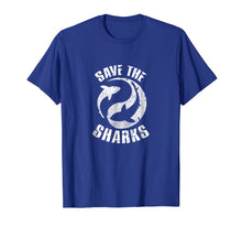 Load image into Gallery viewer, Save the Sharks Protect Ocean Scuba Diving Apnea Dive Shirt
