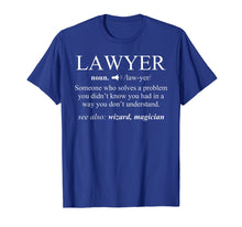 Load image into Gallery viewer, Lawyer Definition T-Shirt Funny For Attorney Cool Gift
