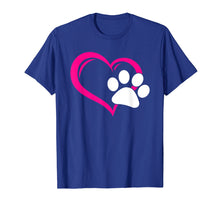 Load image into Gallery viewer, Cute I Love My Dog Puppy Cat Paw Heart T-Shirt
