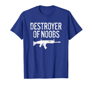 Gamer Shirt Destroyer of Noobs Gaming Shirt