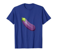 Load image into Gallery viewer, EmojiTees Eggplant Emoji T Shirt Weiner Tee Shirt
