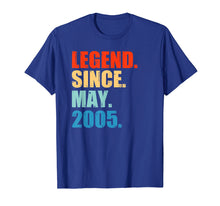 Load image into Gallery viewer, Legend Since May 2005 14th Birthday Gift 14 Years Old Shirt
