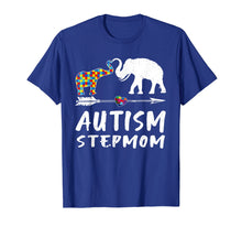 Load image into Gallery viewer, Elephant Autism Step Mom Heart Love - Autism Awareness Shirt
