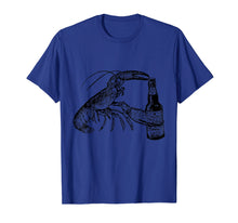 Load image into Gallery viewer, Beer Drinking Lobster Funny Craft Beer T-Shirt
