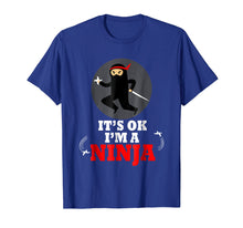 Load image into Gallery viewer, Funny Ninja Shirt for Boys and Girls - Cute Ninja Tees
