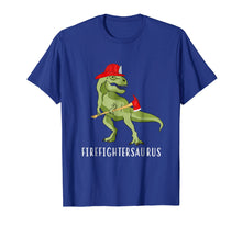 Load image into Gallery viewer, Firefightersaurus Firefighter-a-Saurus Firefighter T-Shirt
