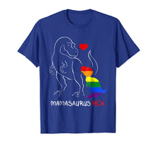 Load image into Gallery viewer, LGBT Mom Saurus Rex LGBT Shirts Mothers Gift Rainbow Shirt
