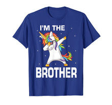 Load image into Gallery viewer, Unicorn Man Dabbing I'm The Brother Father Day Retro Shirt
