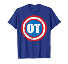 Load image into Gallery viewer, Captain OT Shield Occupational Therapy- OT OTA T Shirt
