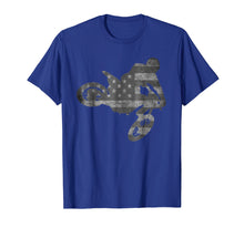 Load image into Gallery viewer, Dirt Bike American Flag T-Shirt | Motocross Enduro Shirt
