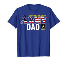 Load image into Gallery viewer, United States Flag American Army Dad T-Shirt Veteran Gift
