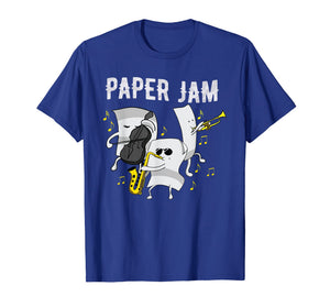 Funny Office Paper Music Jam Pun T-Shirt Cute Tee