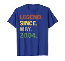 Load image into Gallery viewer, Legend Since May 2004 15th Birthday 15 Years Old T-Shirt
