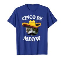 Load image into Gallery viewer, Cinco de Meow T-Shirt Funny Cinco de Mayo Shirts
