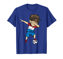 Load image into Gallery viewer, Dabbing Soccer Boy Netherlands Jersey Shirt - Dutch Football
