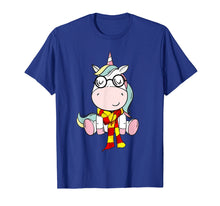 Load image into Gallery viewer, Funny Cute Unicorn Magical Nerd Wizard T-Shirt
