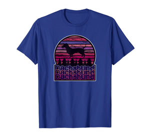 Dachshund Lover Retro 70's Wiener dog T-Shirt