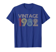 Load image into Gallery viewer, 37th Birthday Gift Idea Vintage 1982 T-Shirt Distressed

