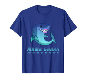 Mothers Day Shirts for Mom Mama Shark Cute Tee Shirt