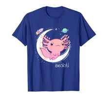Load image into Gallery viewer, Space Axolotl Kawaii Pastel Goth Cute Anime Comic Tshirt Tee
