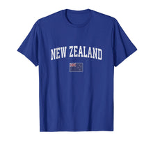 Load image into Gallery viewer, New Zealand T-Shirt Vintage Sports New Zealander Flag Tee
