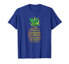 Load image into Gallery viewer, Pineapple Shirt Bible Fruit Of The Spirit Love Joy Peace Tee

