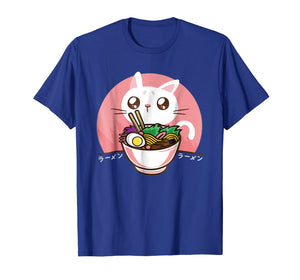 Kawaii Japanese Ramen Noodles Shirt Anime Cat Lover Gift