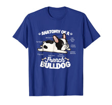 Load image into Gallery viewer, French Bulldog Graphic T Shirt Anatomy Of A French Bulldog
