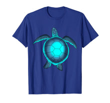 Load image into Gallery viewer, Turquoise Blue Sea Turtle Watercolor Lover Gift Cool T-shirt
