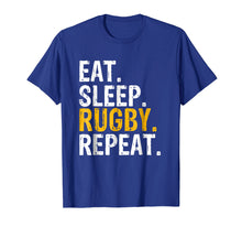 Load image into Gallery viewer, Eat Sleep Rugby Repeat Gift T-Shirt
