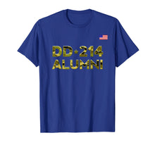 Load image into Gallery viewer, DD-214 Alumni T shirt Retirement Military Discharge DD214
