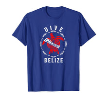 Load image into Gallery viewer, Dive Belize TShirt Vintage Tribal Turtle Gift TShirt
