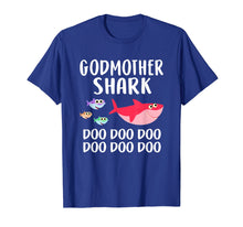 Load image into Gallery viewer, Godmother Shark Shirt Mothers Day For Matching Family Tee
