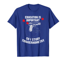 Load image into Gallery viewer, Gun Education - 2nd Amendment - I Study Triggernometry Guns T-Shirt
